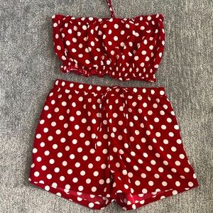 Polka Dot Two-Piece Set